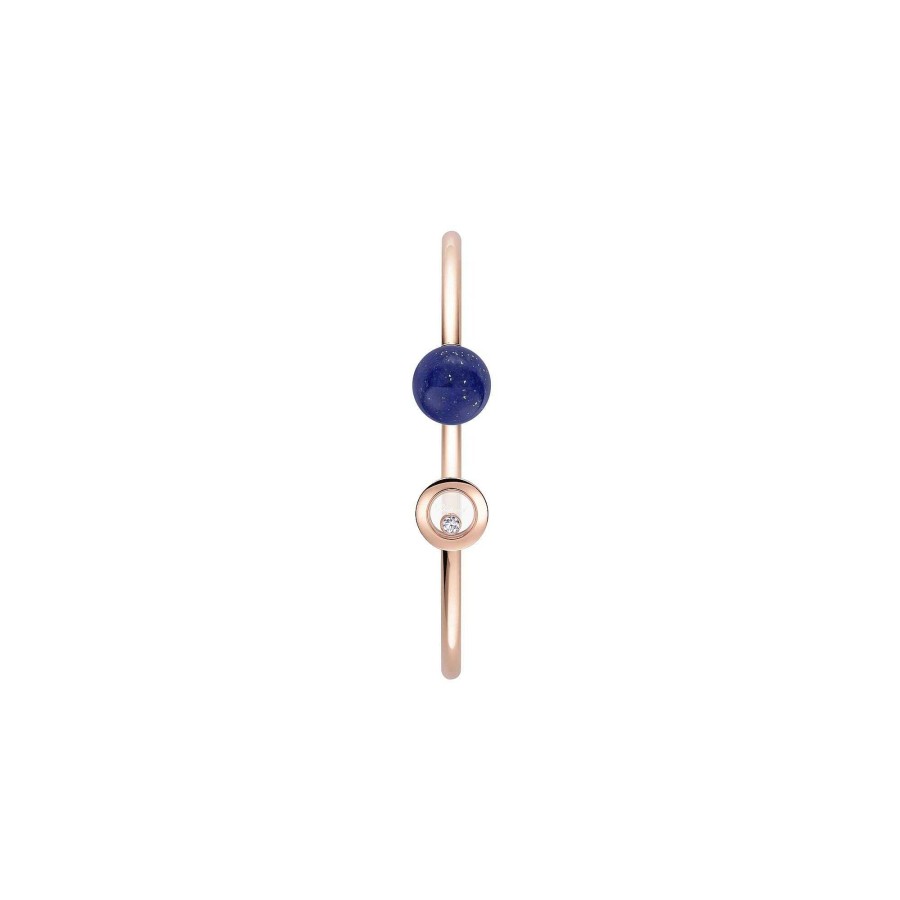 Bracelet Chopard Happy Diamonds En Or Rose, Diamant Et Lapis Lazuli | Chopard Best