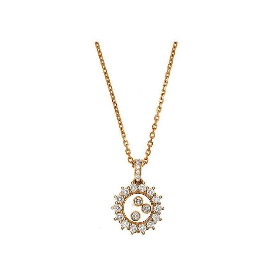 Collier Chopard Happy Diamonds En Or Rose Et Diamants | Chopard Wholesale