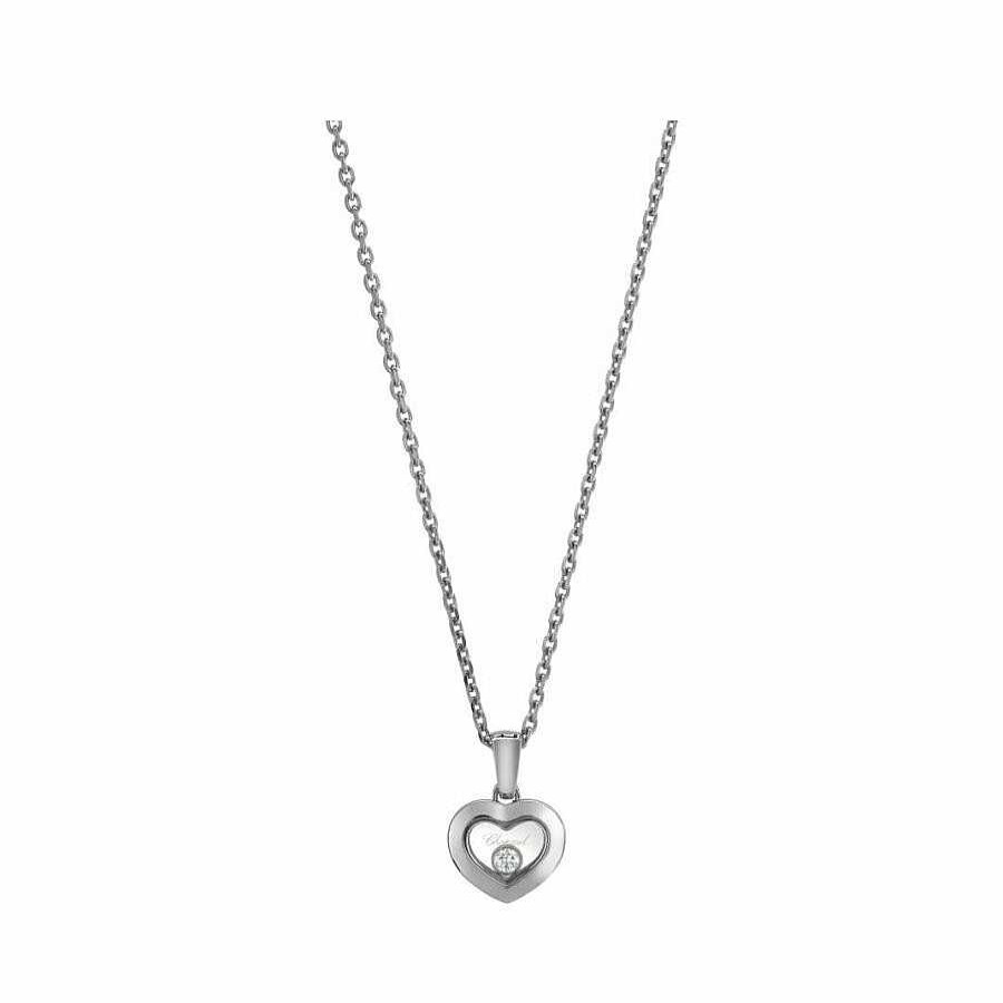 Pendentif Chopard Happy Diamonds Icons En Or Blanc Et Diamant | Chopard New