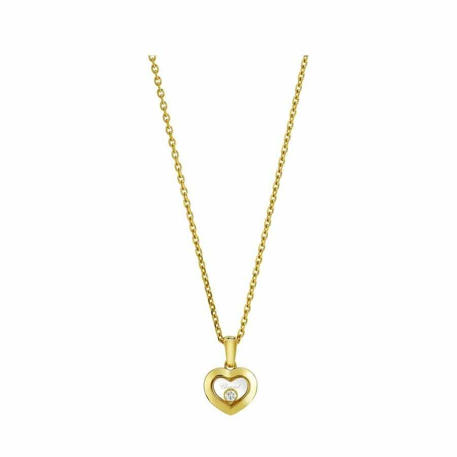 Pendentif Chopard Happy Diamonds Icons En Or Jaune Et Diamant | Chopard Online