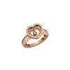 Bague Chopard Happy Diamonds En Or Rose Et Diamants, Taille 53 | Chopard Hot