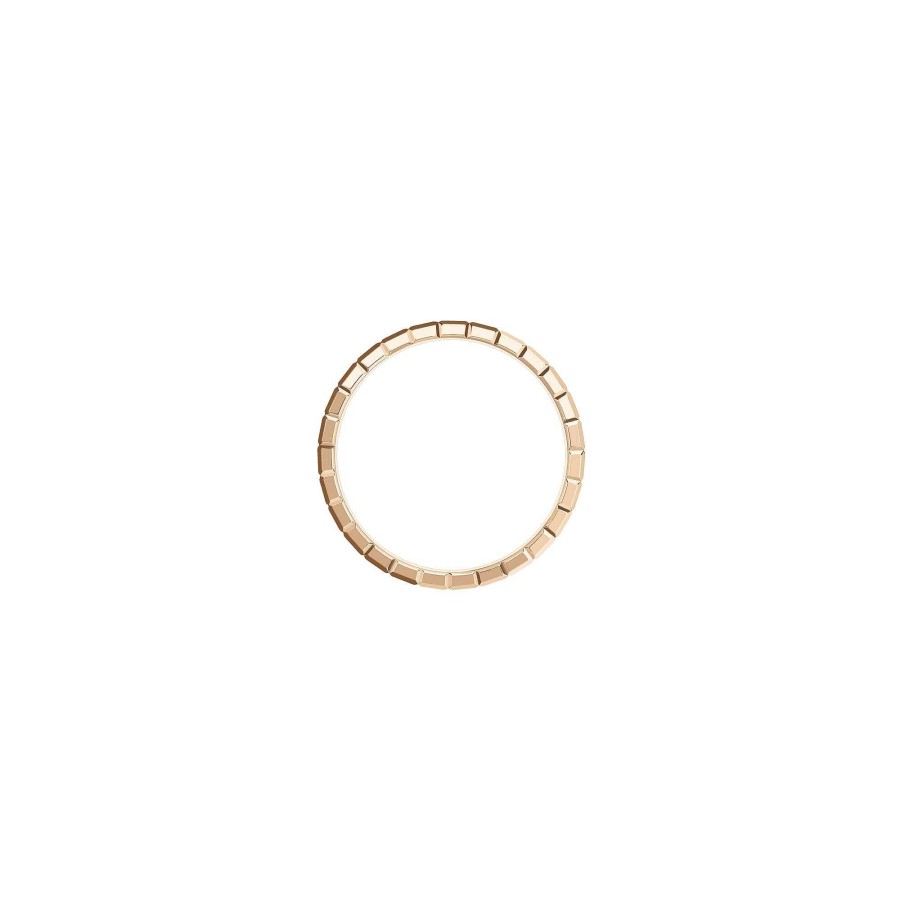 Bague Chopard Ice Cube En Or Rose Et Diamants, Taille 53 | Chopard Clearance