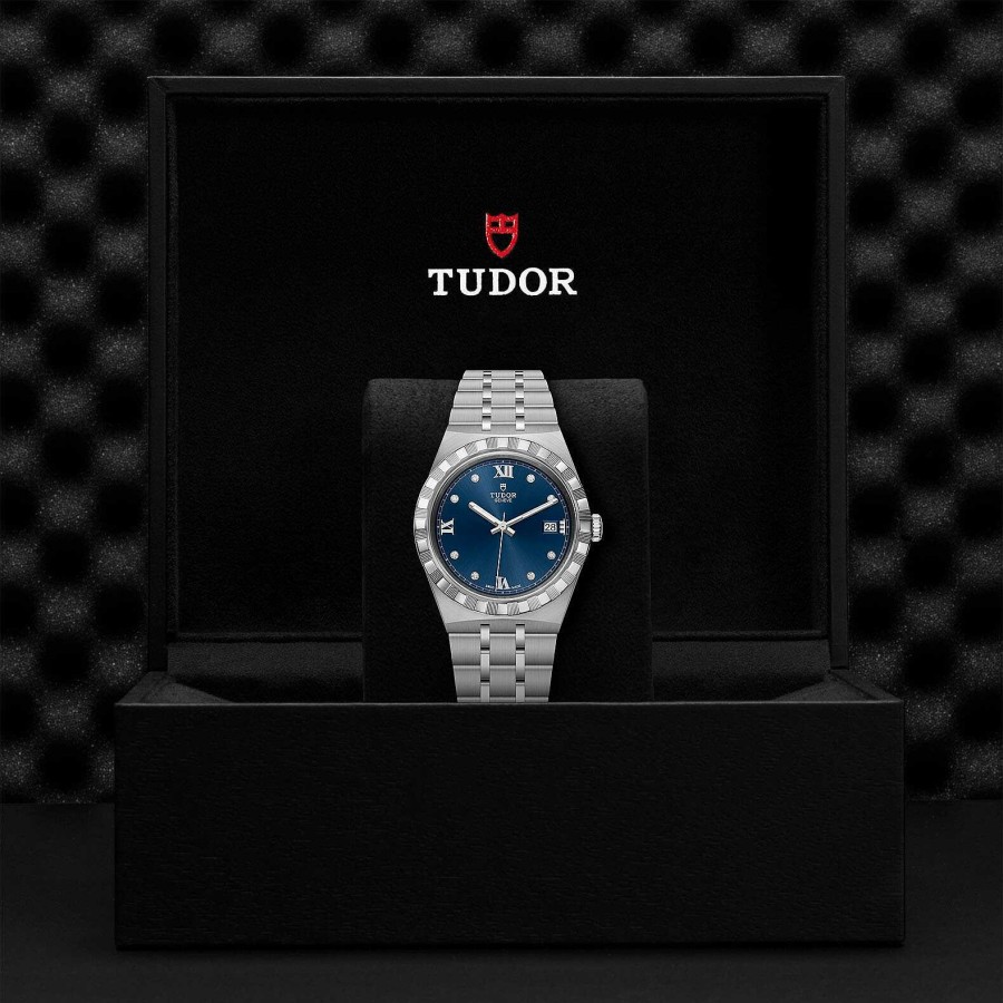 Montre Tudor Royal Bo Tier En Acier 38 Mm, Cadran Serti De Diamants | TUDOR Hot