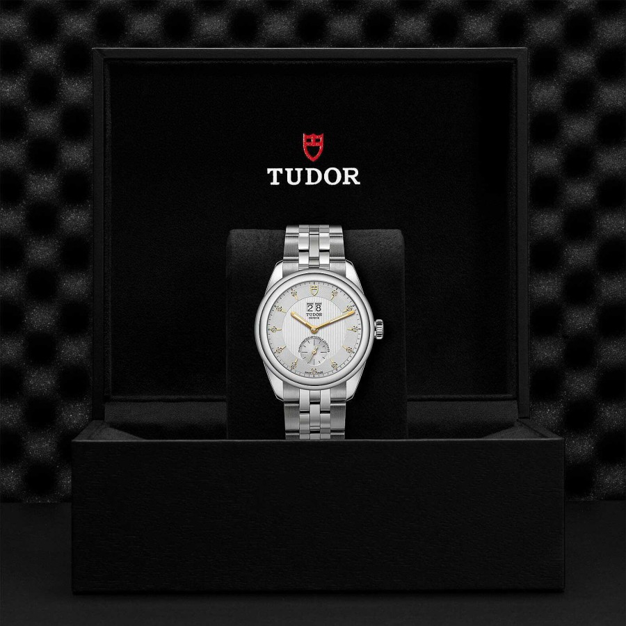 Montre Tudor Glamour Double Date Bo Tier En Acier 42 Mm, Cadran Serti De Diamants | TUDOR Online